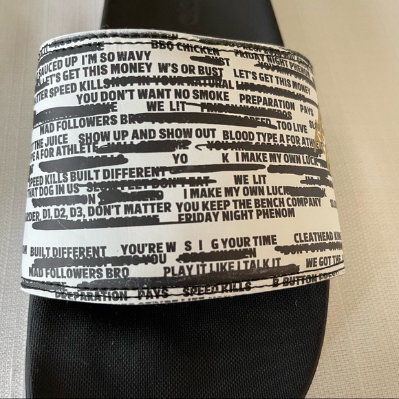 Adidas Synthetic Adilette Three Stripe Life Comfort Slides - Picture 13 of 17